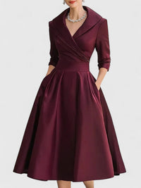 Yan™ | Chic Midi Dress for Any Occasion