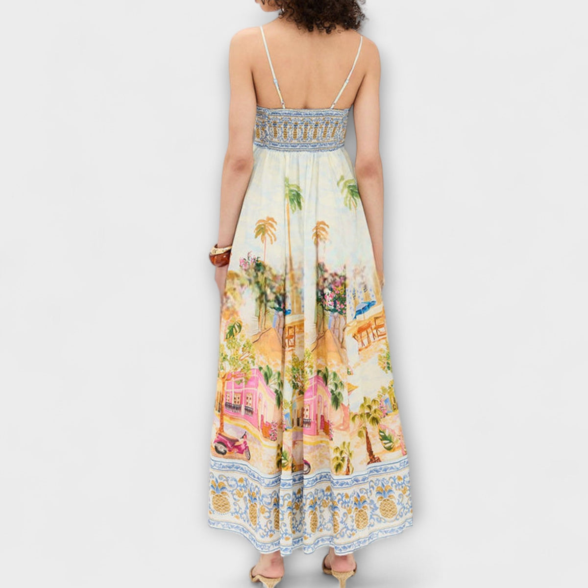 Style200™ | Aracati Multicolor Maxi Dress for Summer Events
