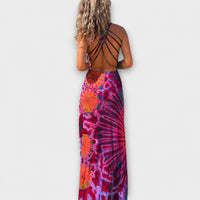 Style200™ | Ronja - La Bamba Tie-Dye Maxi Dress for Any Occasion
