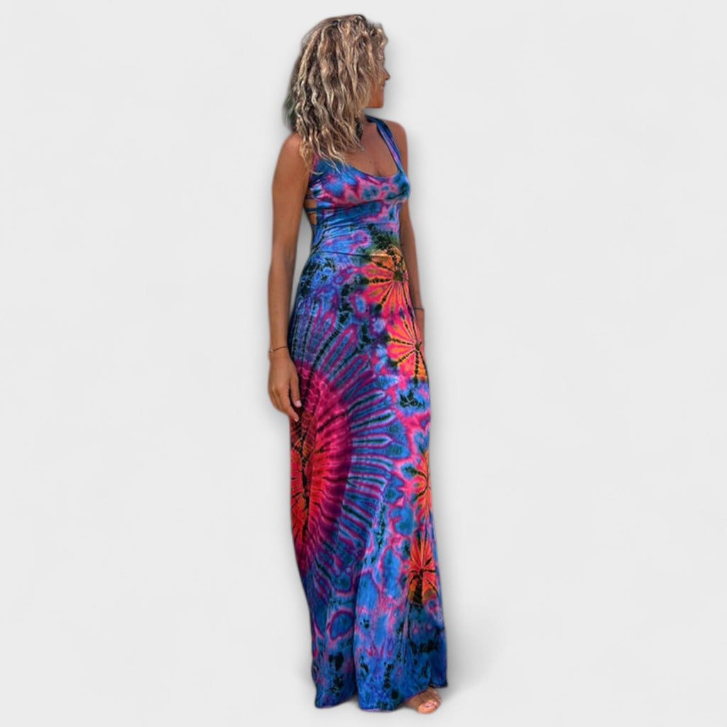 Style200™ | Ronja - La Bamba Tie-Dye Maxi Dress for Any Occasion
