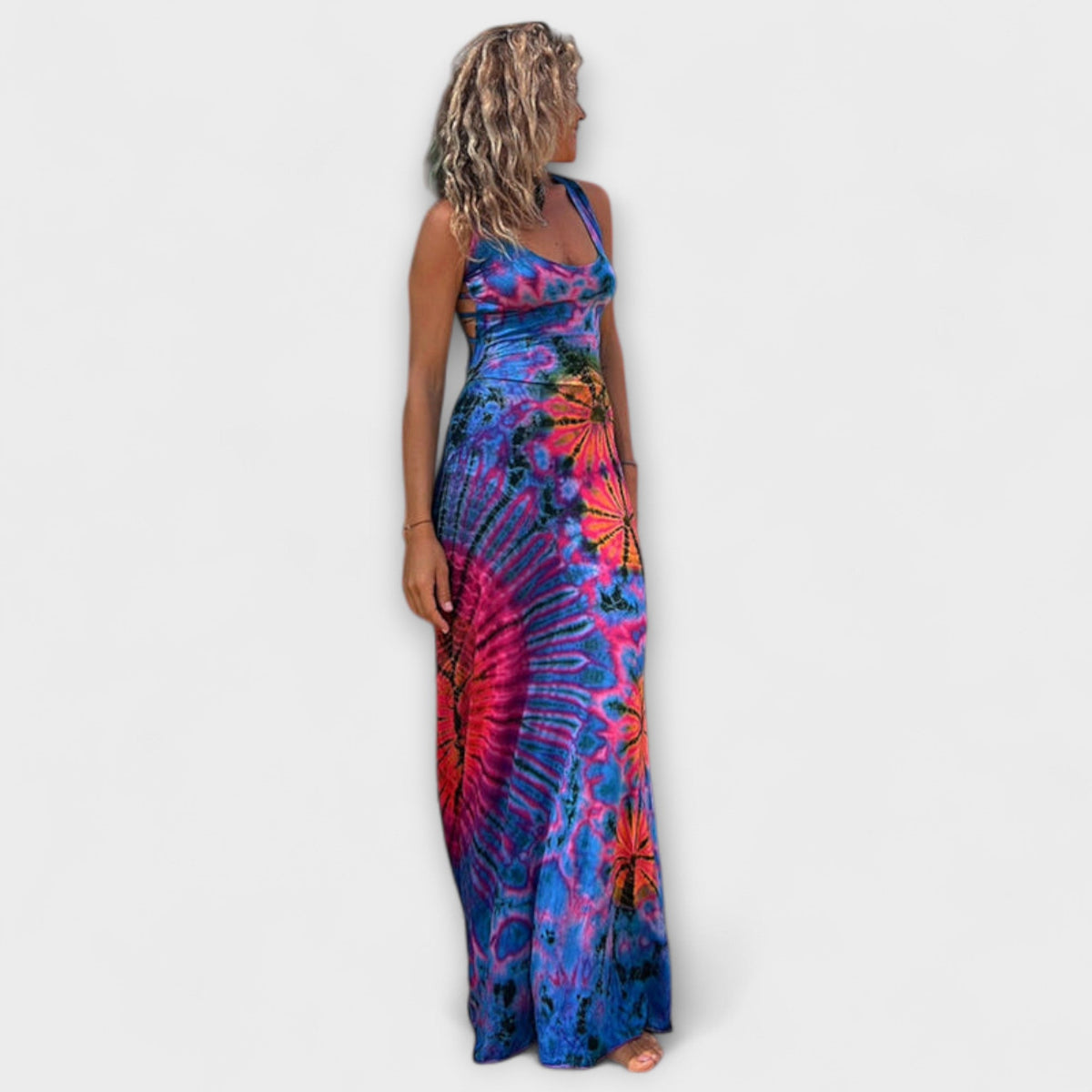 Style200™ | Ronja - La Bamba Tie-Dye Maxi Dress for Any Occasion