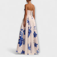 Olympe™ | Rosalie - Floral Off-Shoulder Prom Dress