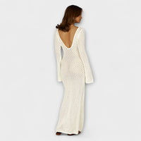 Style200™ | Anne - White Luna Beach Dress for Summer Getaways