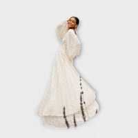 Style200™ | Elsa Cream Maxi Dress – Ideal for Summer Events