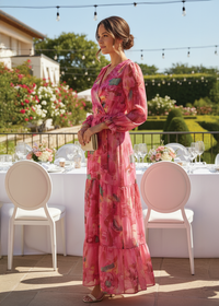 Félicie™ | Nicole - Wrap Tiered Maxi Dress