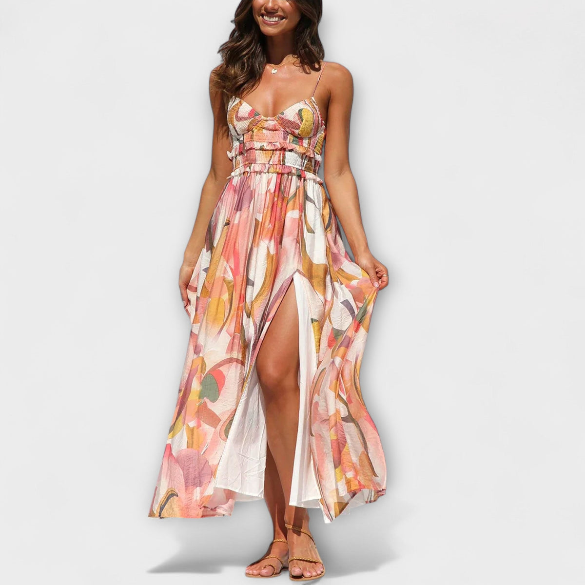 Style200™ | Annalise - Chic Printed Dress for Any Occasion