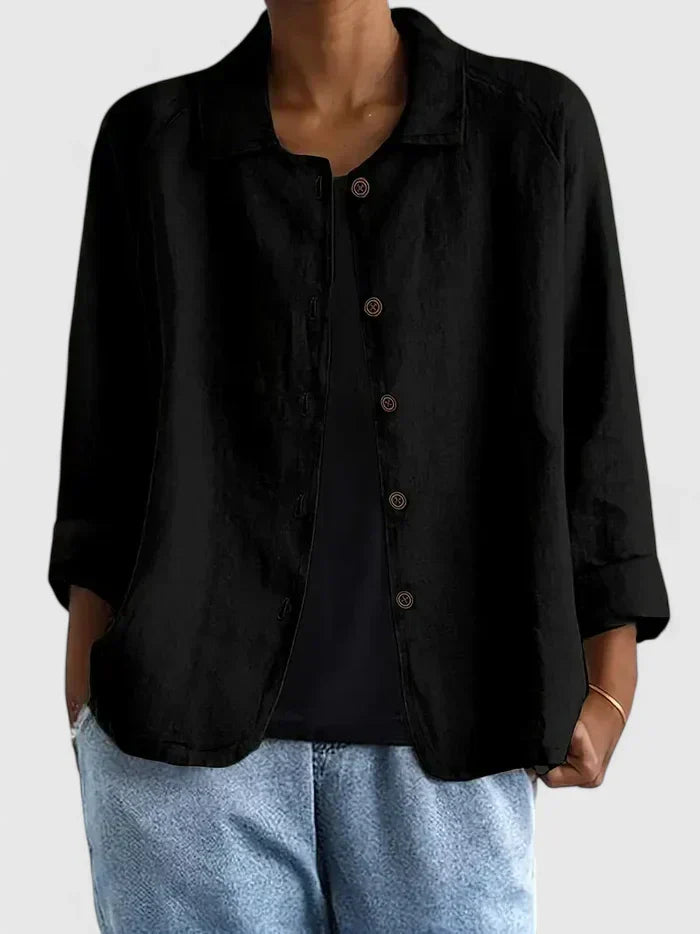 Ashleigh™ | Chic Cotton Blouse for Any Occasion