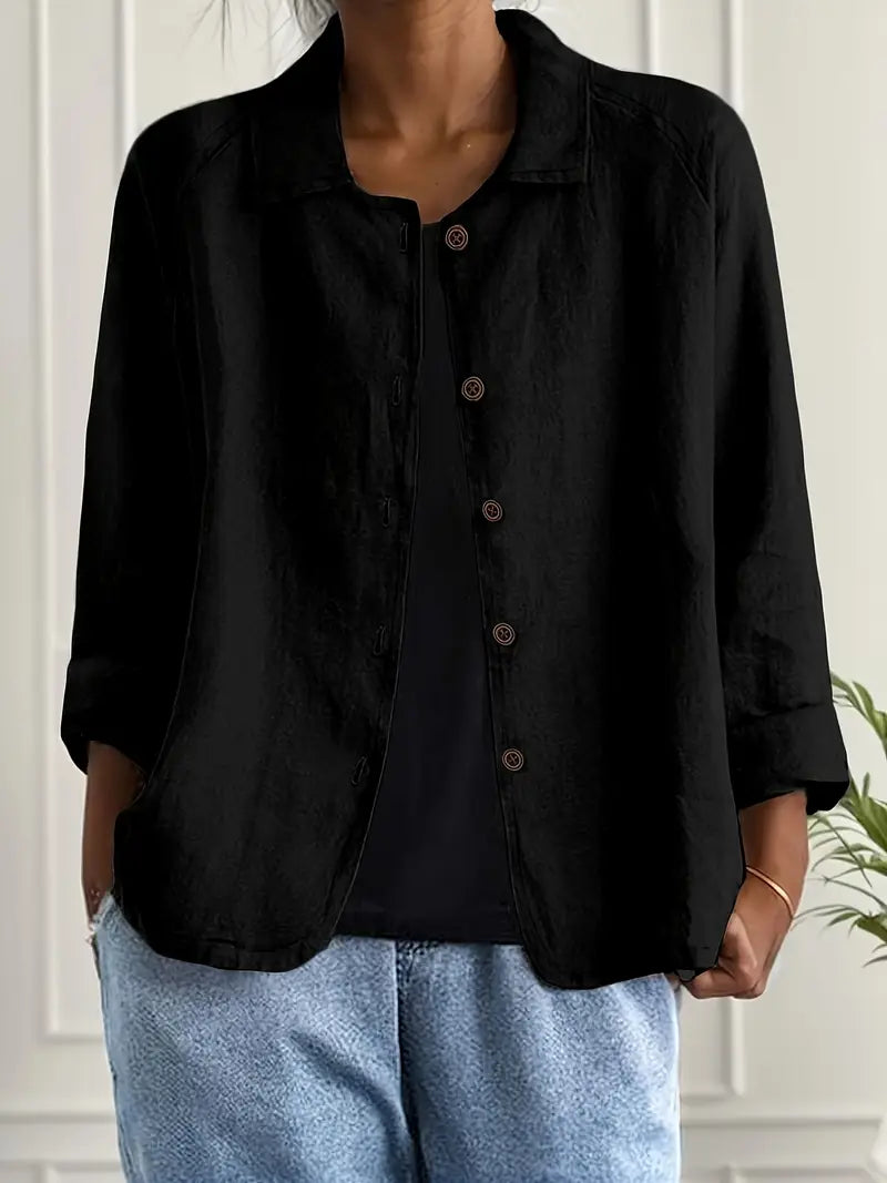 Freya | Long Sleeve Button-Down Shirt