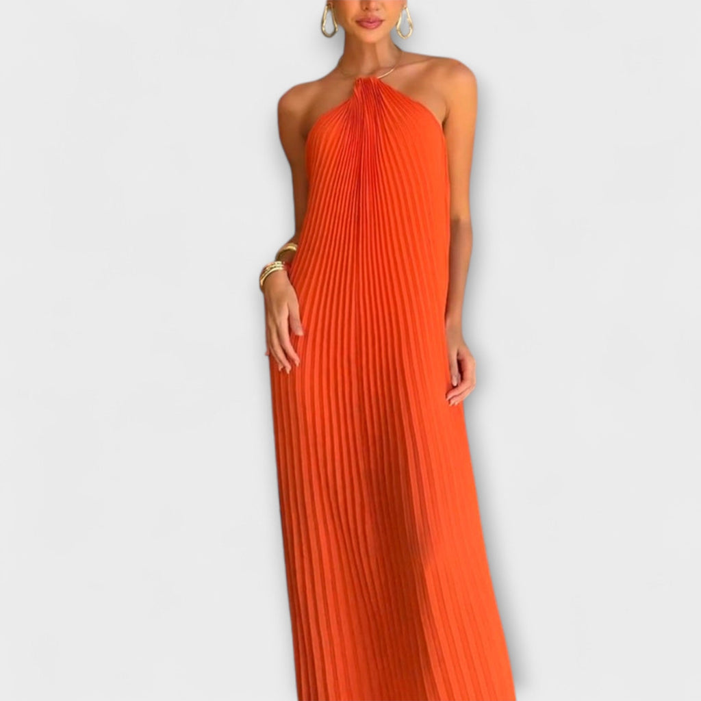 Style200™ | Chic Pleated Neckline Dress for Every Occasion