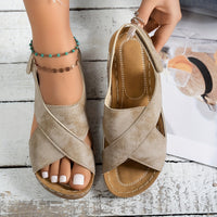Olive™ | Women's Platform Cushioned Wedge Sandals