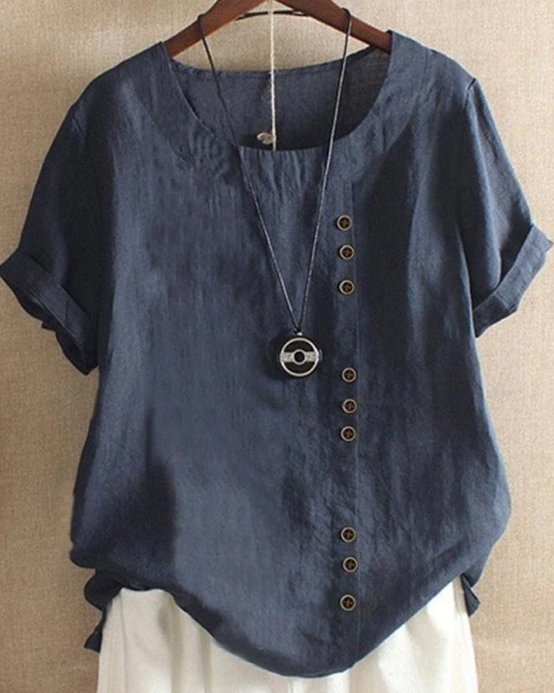 Brielle | Short Sleeve Crew Neck Top