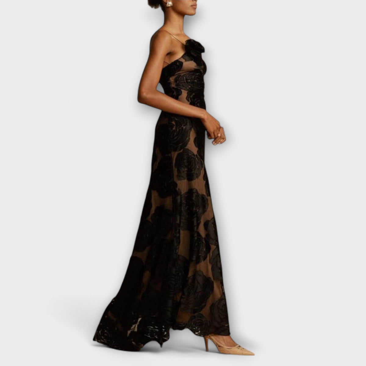 Style200™ | Chic Floral Maxi Dress for Spring Events