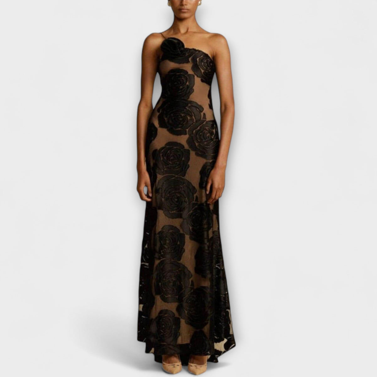 Style200™ | Chic Floral Maxi Dress for Spring Events