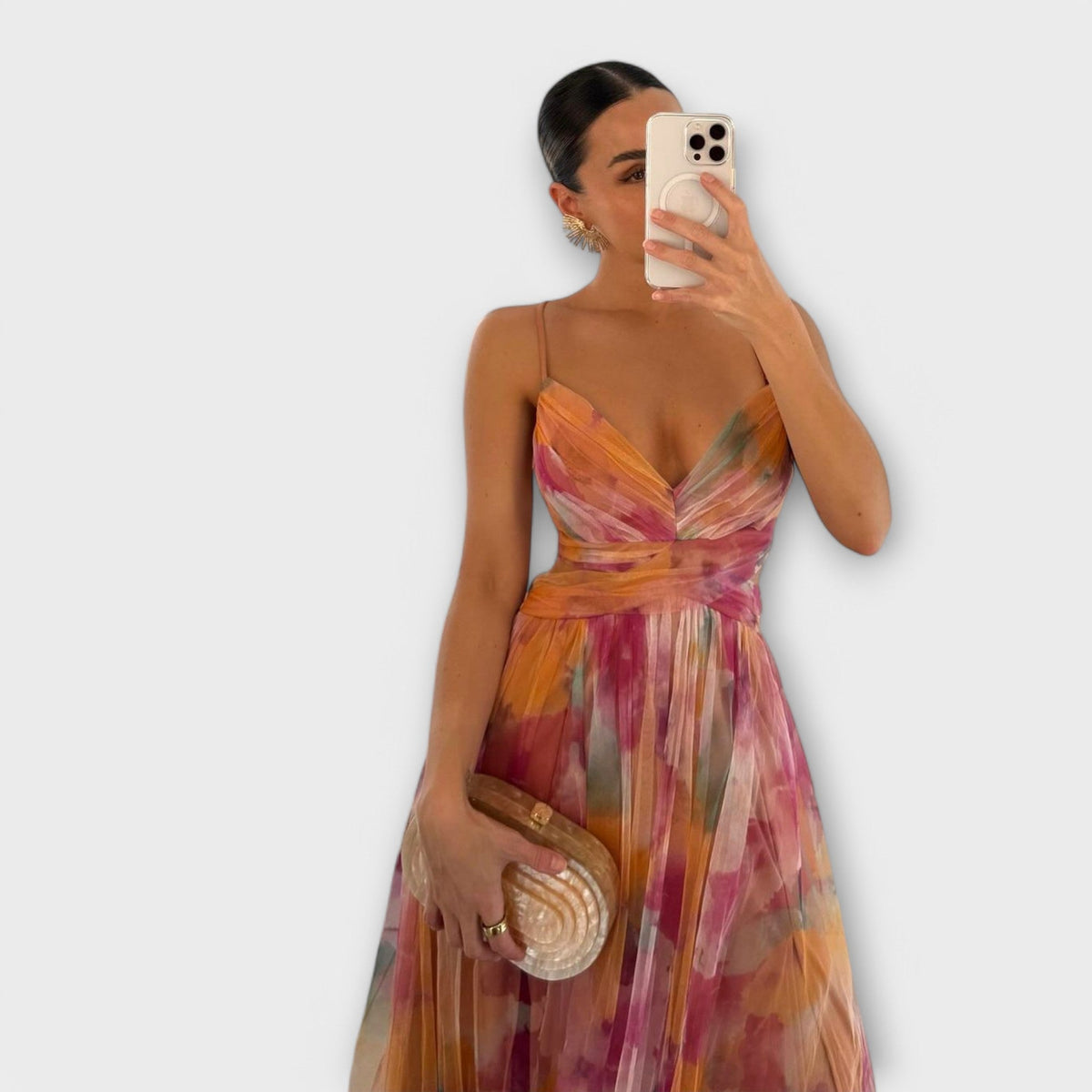 Valérie™ | Annai Mesh Prom Dress - Chic and Flattering for Any Occasion