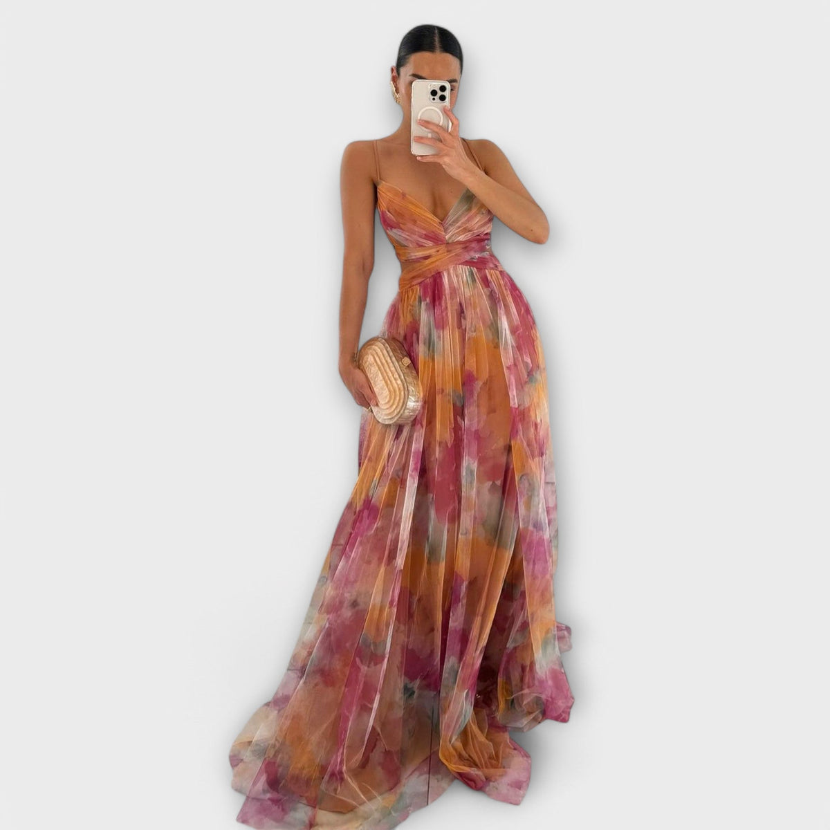 Valérie™ | Annai Mesh Prom Dress - Chic and Flattering for Any Occasion