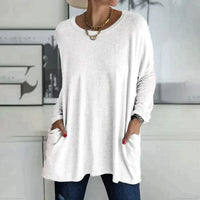 Ruby™ | Women's Oversized Long Sleeve Tunic Top with Pockets