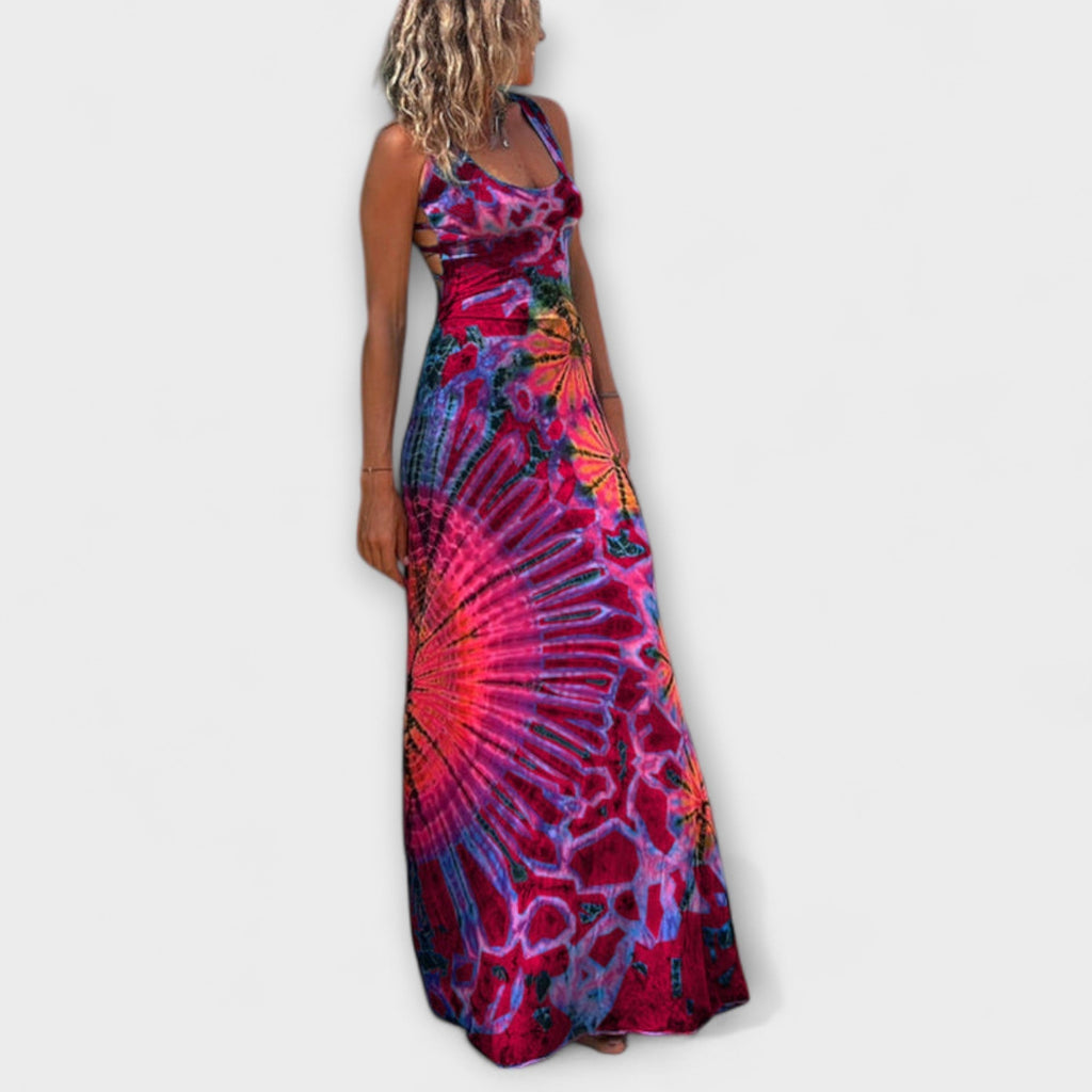 Style200™ | Ronja - La Bamba Tie-Dye Maxi Dress for Any Occasion