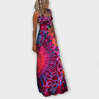 Style200™ | Ronja - La Bamba Tie-Dye Maxi Dress for Any Occasion