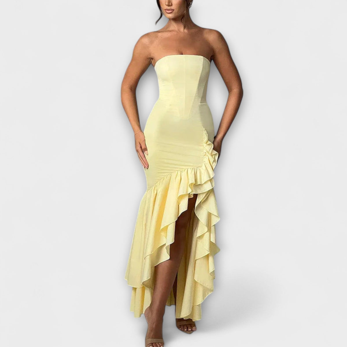 Style200™ | Zuri Off-Shoulder Maxi Dress for Chic Events