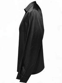 Eva™ | Premium V-Neck Satin Blouse