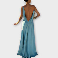Style200™ | Hallie - Satin Maxi Dress for Stylish Evenings