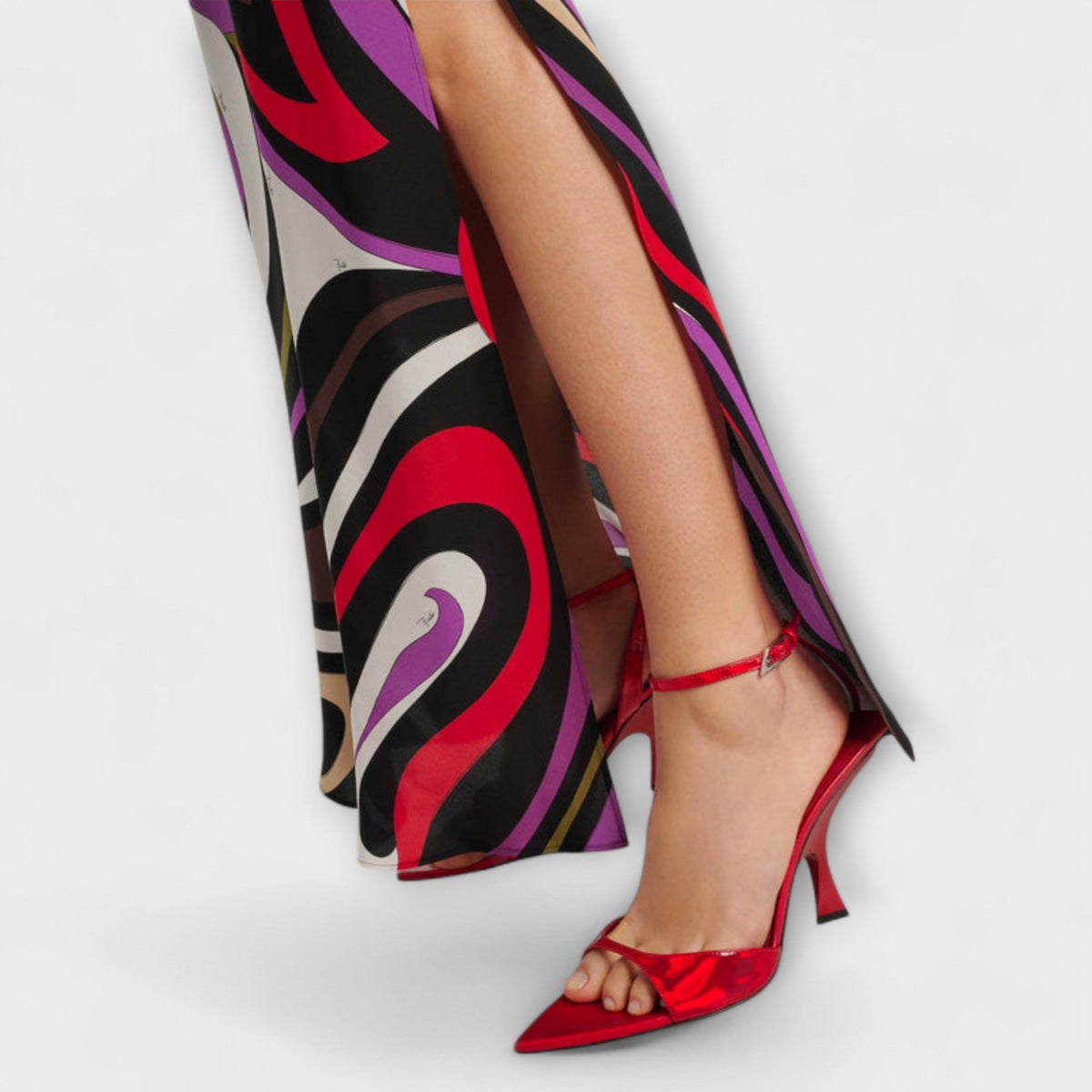 Style200™ | Marble Print Maxi Dress for Stylish Events