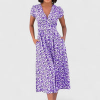 Style200™ | Roseanna Midi Dress in Soft Fabric for Any Occasion