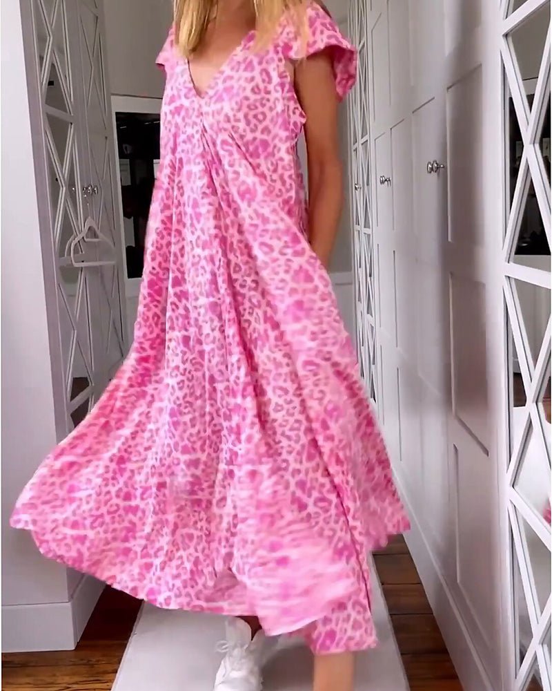 Zara™ | Chic V-Neck Maxi Dress for Every Occasion