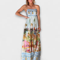 Style200™ | Aracati Multicolor Maxi Dress for Summer Events