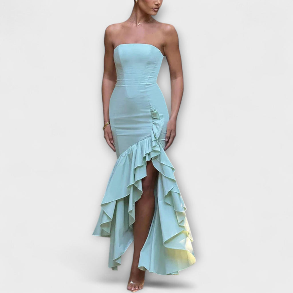 Style200™ | Zuri Off-Shoulder Maxi Dress for Chic Events