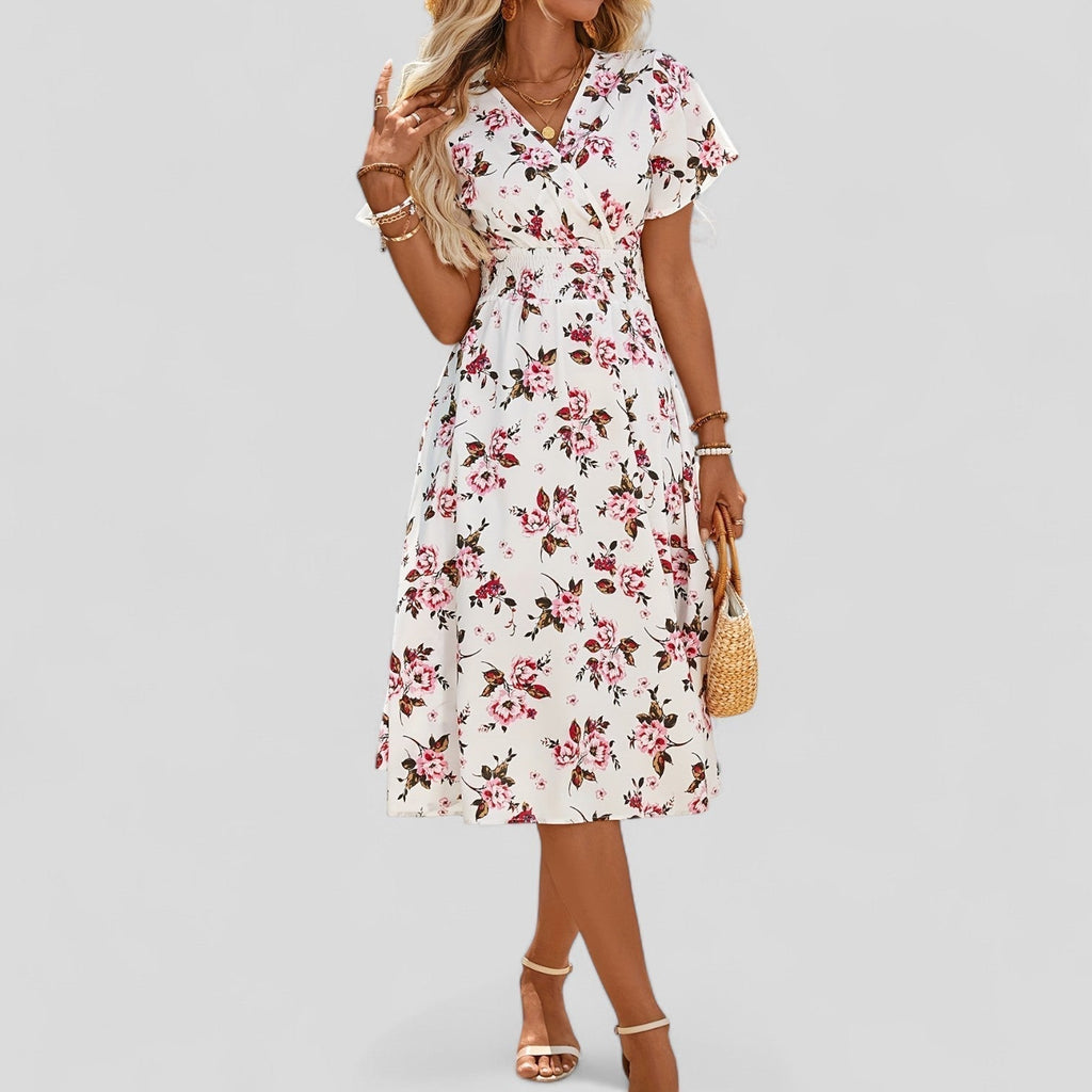 Gretalise™ | Chic Summer Midi Dress for Any Occasion