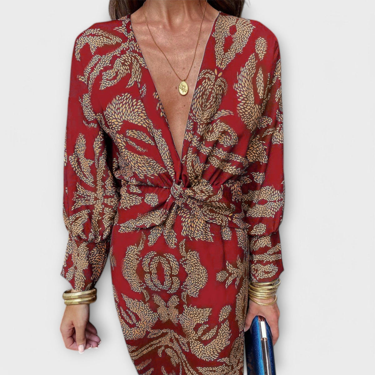 Style200™ | Oriana - Chic Long Sleeve Dress for Any Occasion