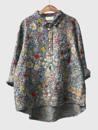 Valeria™ | Valeria™ - Floral Print Chiffon Blouse for Everyday Wear