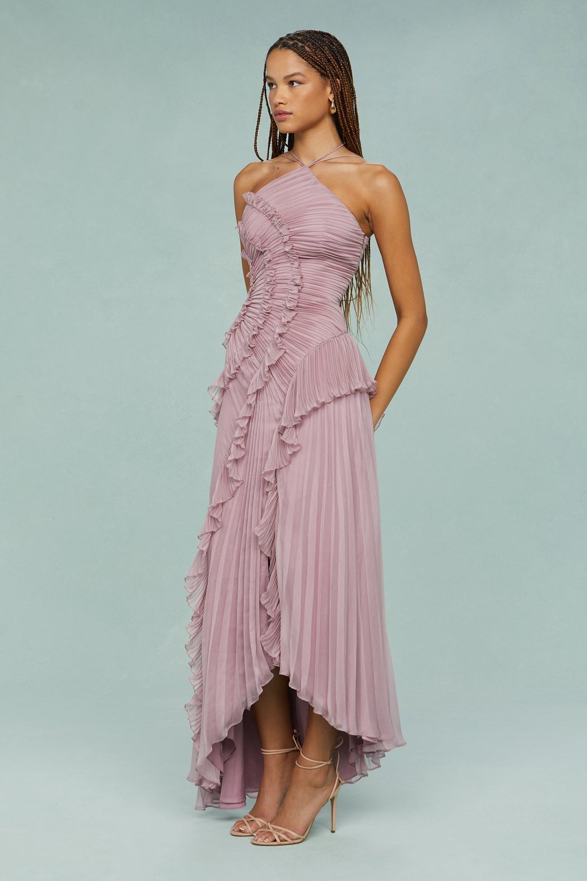 Estelle™ | Elegant Halter Dress