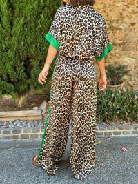 Maria™ | Fluid Leopard Print Wide Ensemble