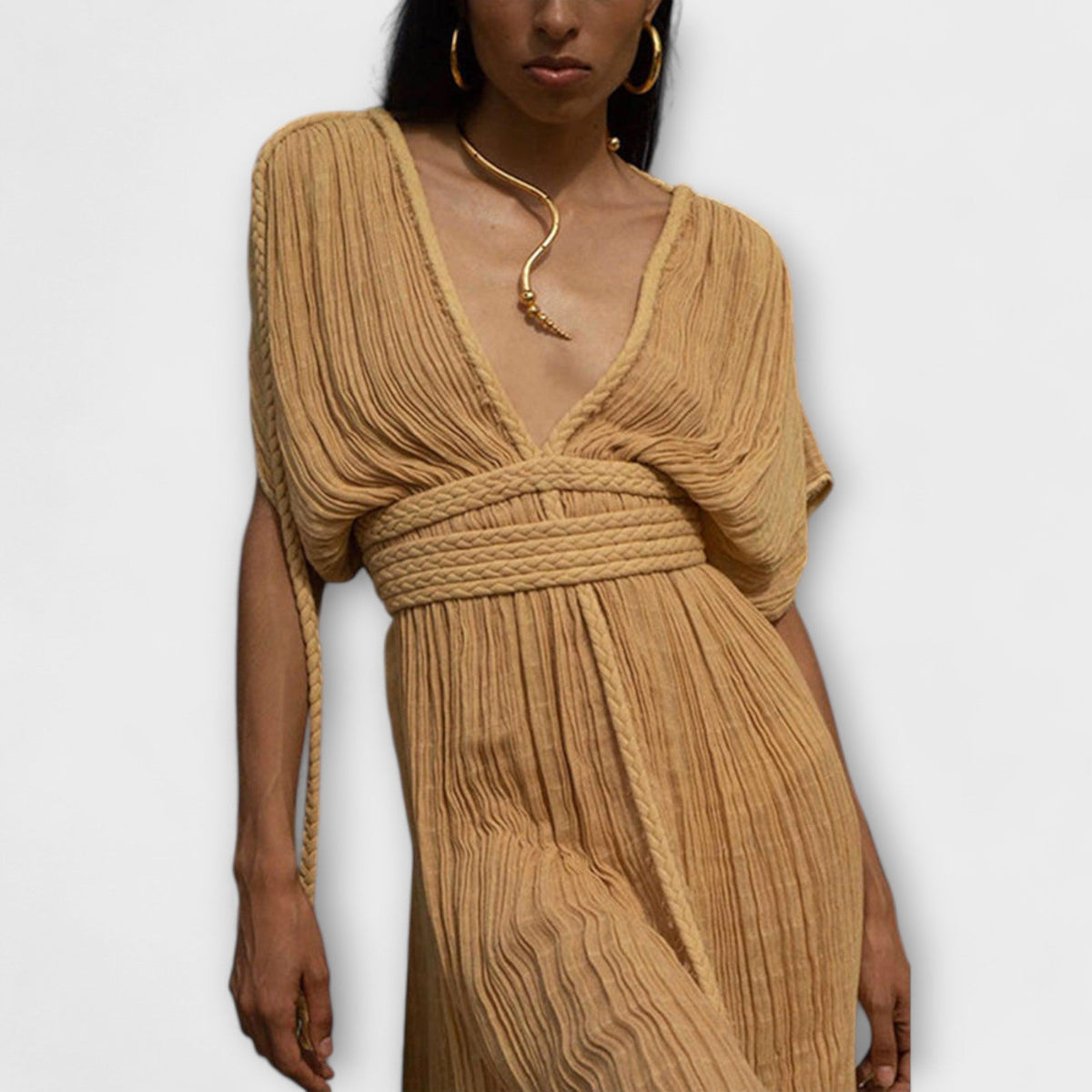 Style200™ | Greek Style Maxi Kimono Dress for Special Occasions