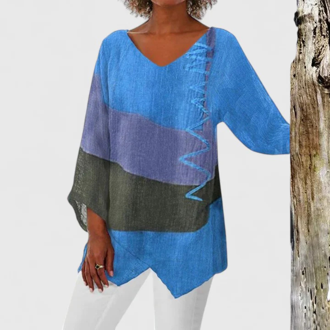 Elysia™ | Stylish V-Neck Tunic for Every Occasion