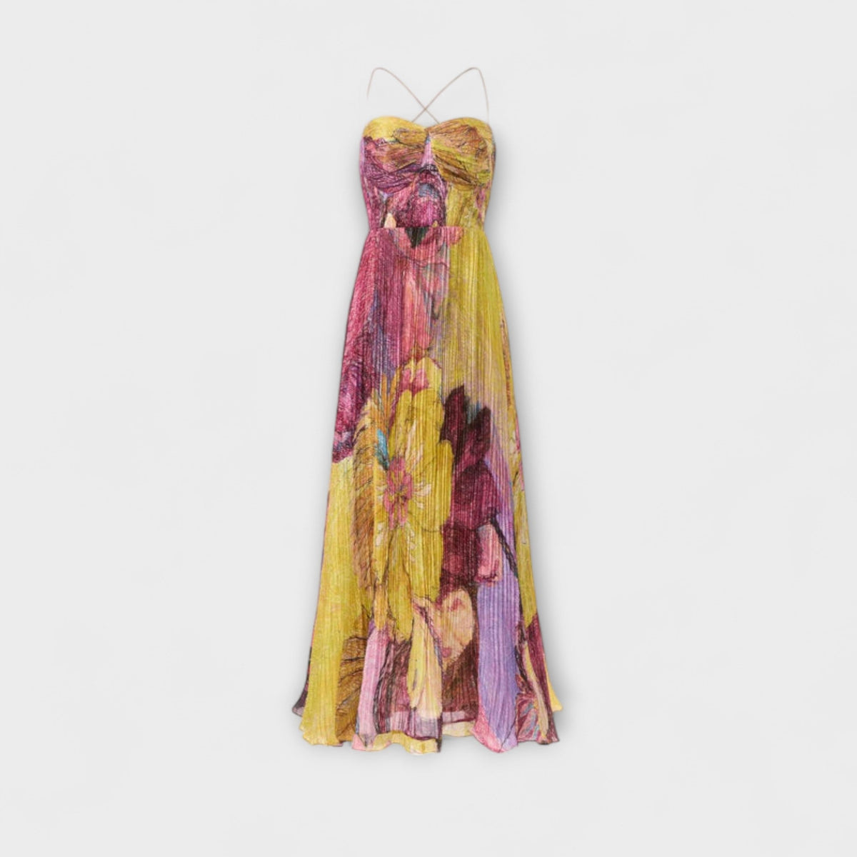 Style200™ | Kiara Ikat Print Maxi Dress for Stylish Occasions