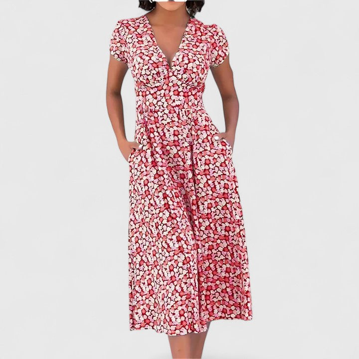 Style200™ | Roseanna Midi Dress in Soft Fabric for Any Occasion