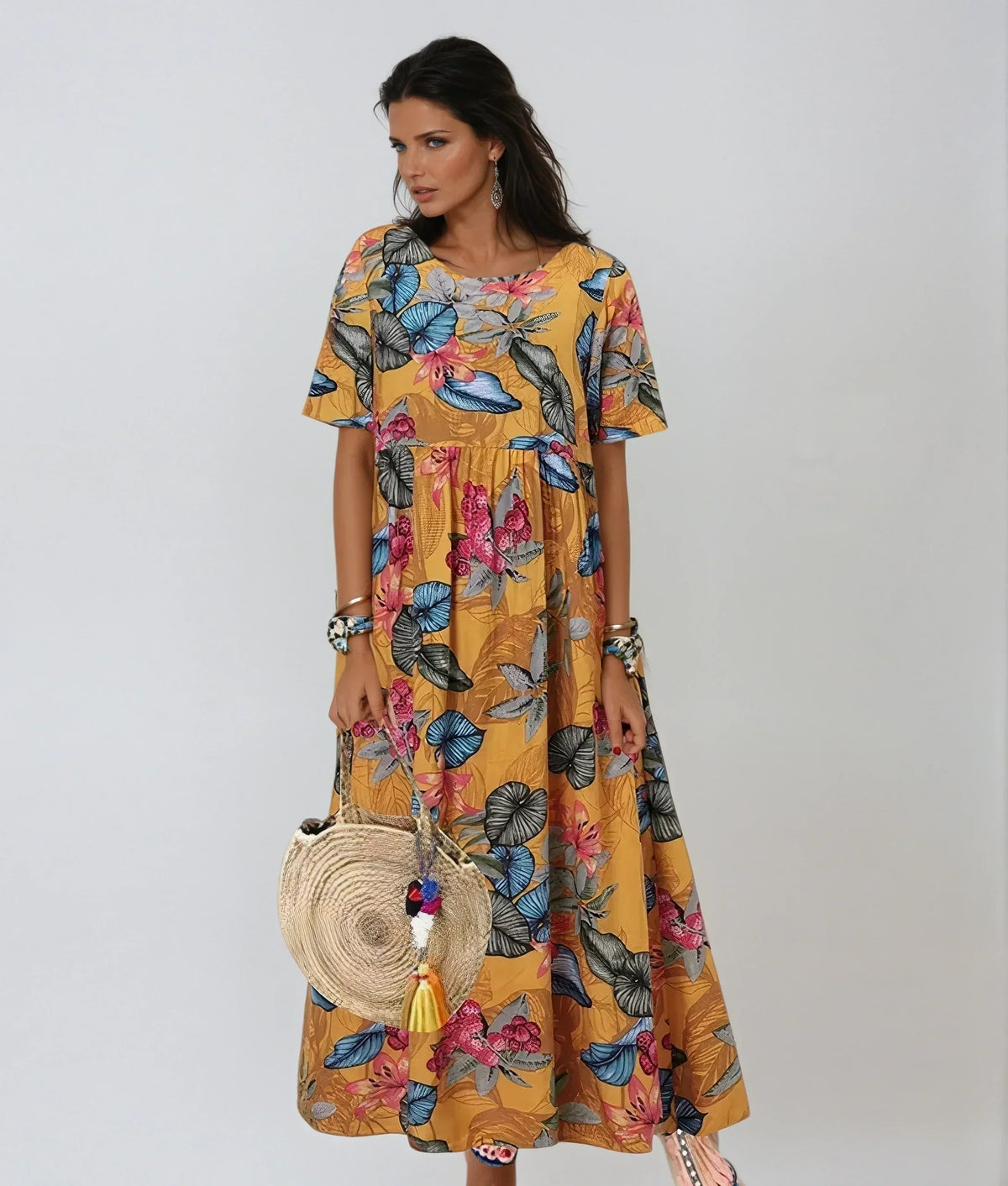 Lovi™ | Chic Floral Summer Dress for Any Occasion