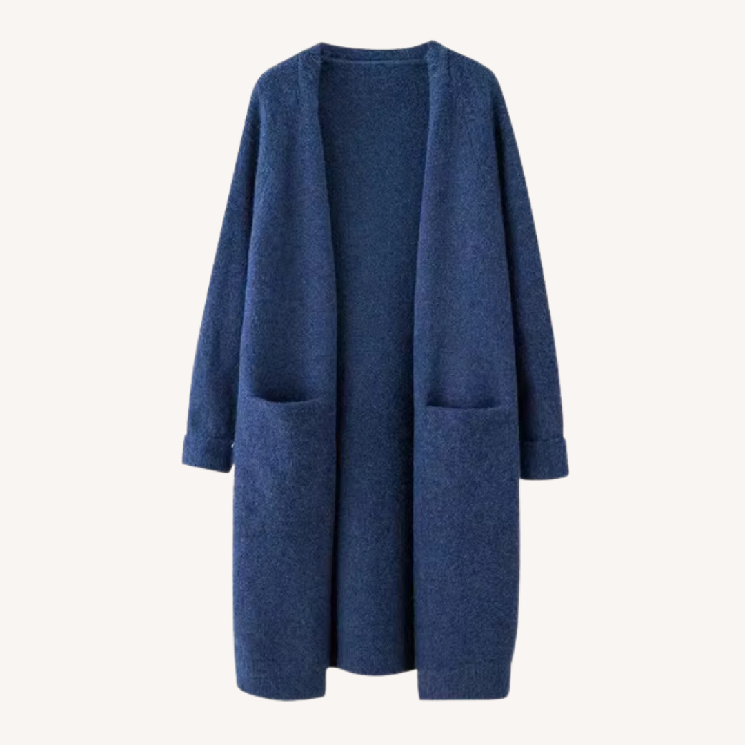 Sloane | Oversized Cardigan with Patch Pocket Detail