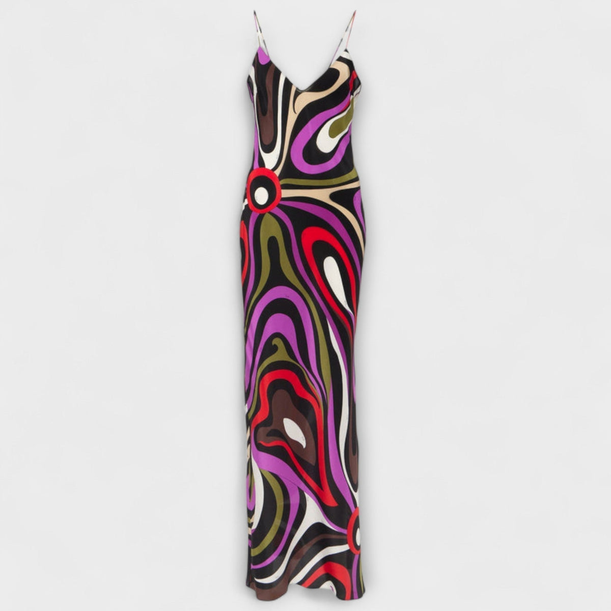 Style200™ | Marble Print Maxi Dress for Stylish Events