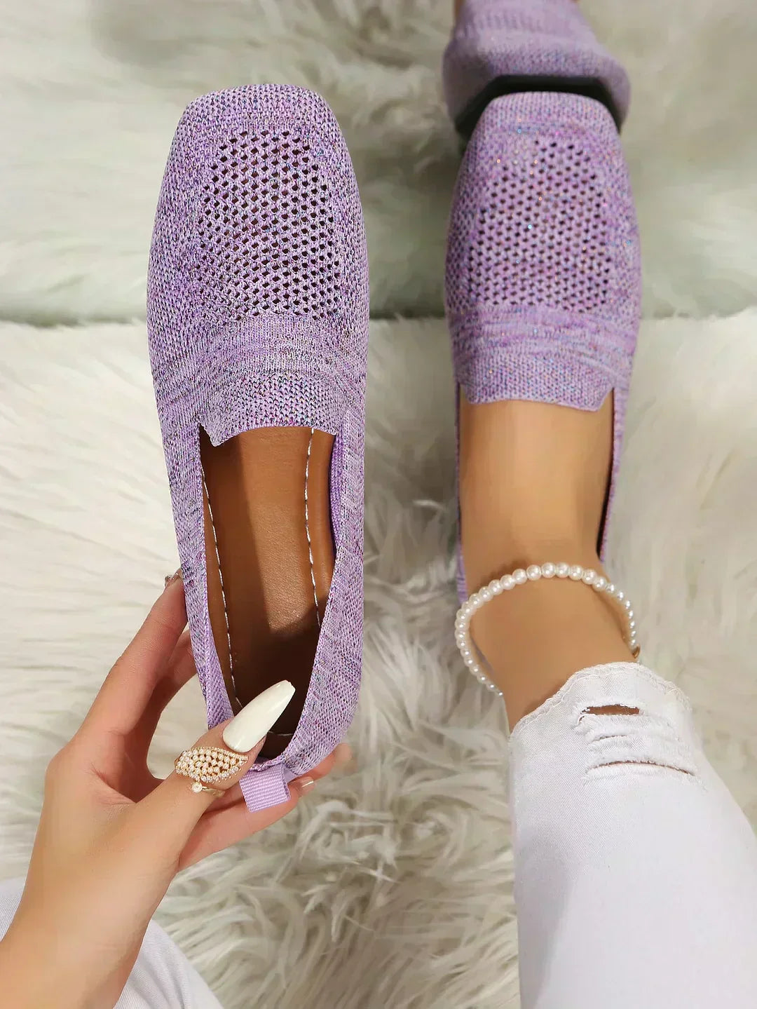 Miriam™ | Lisa - Stylish Knit Slip-On Flats for Everyday Wear