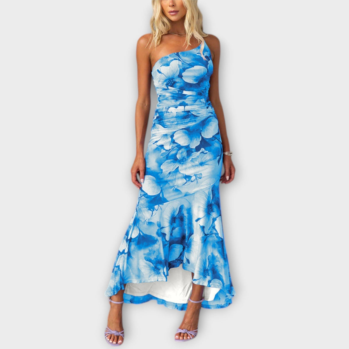 Nathalie™ | Chic Asymmetrical Ruching Prom Dress for Any Occasion