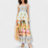 Style200™ | Aracati Multicolor Maxi Dress for Summer Events