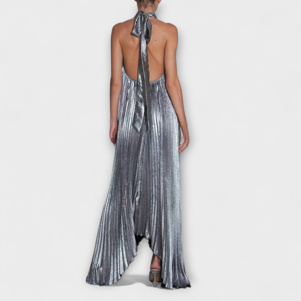 Michèle™ | Calliope - Shimmering Pleated A-Line Prom Dress for Special Occasions