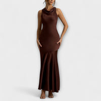 Style200™ | Satin Maxi Dress for Special Occasions