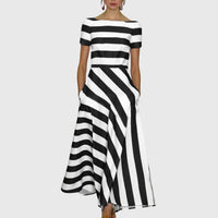 Style200™ | Chic Striped Dress for Any Occasion
