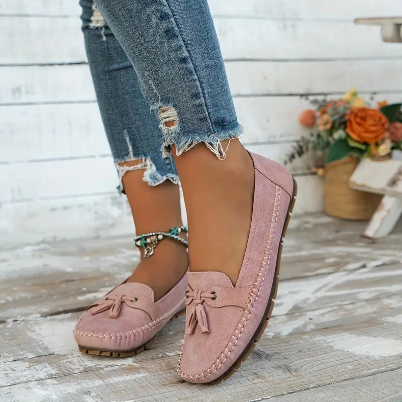 Astrid™ | Reagan – Chic Bow Loafers for Any Occasion