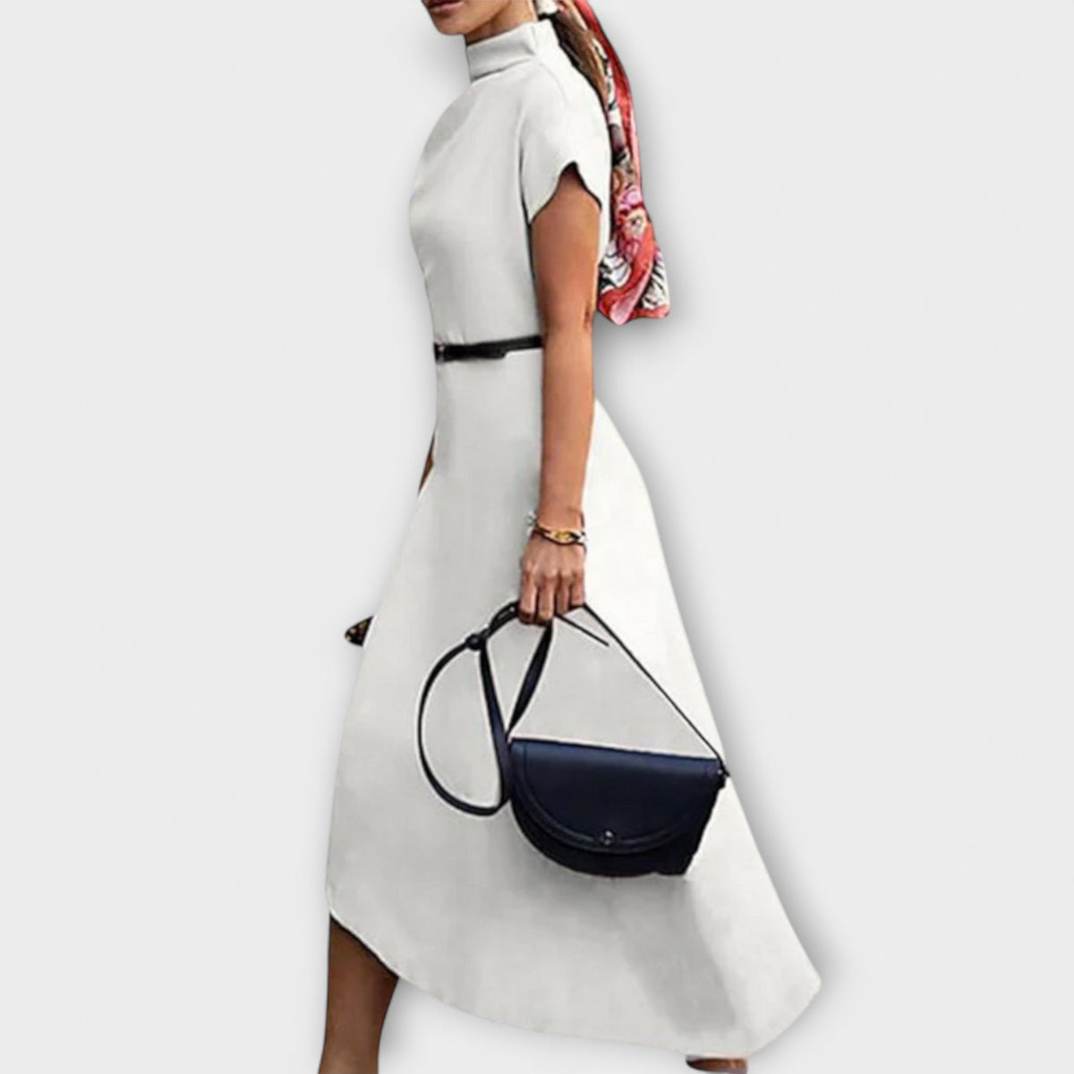 Style200™ | Amelia - Chic Asymmetrical Urban Dress for Any Occasion